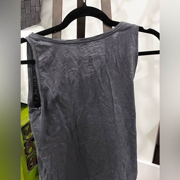 Dark gray size small athletic tank - Picture 2 of 2